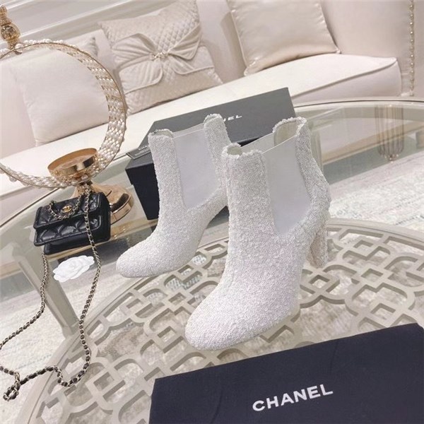 Chanel short hotsell boots 2018